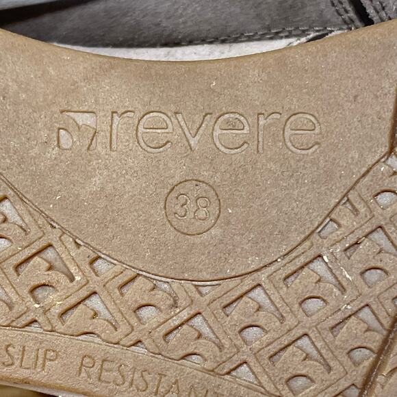 Revere Crete Women's Slip On Shoes Rusty Metallic Size 38 (US 7.5) EUC - Picture 7 of 7